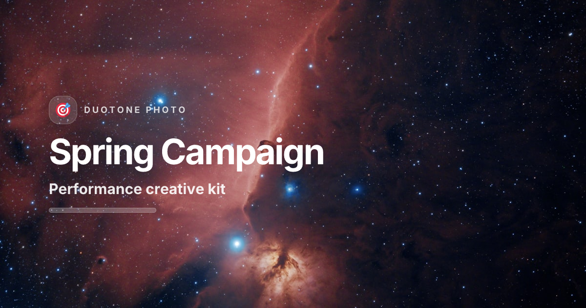 Photo duotone social campaign